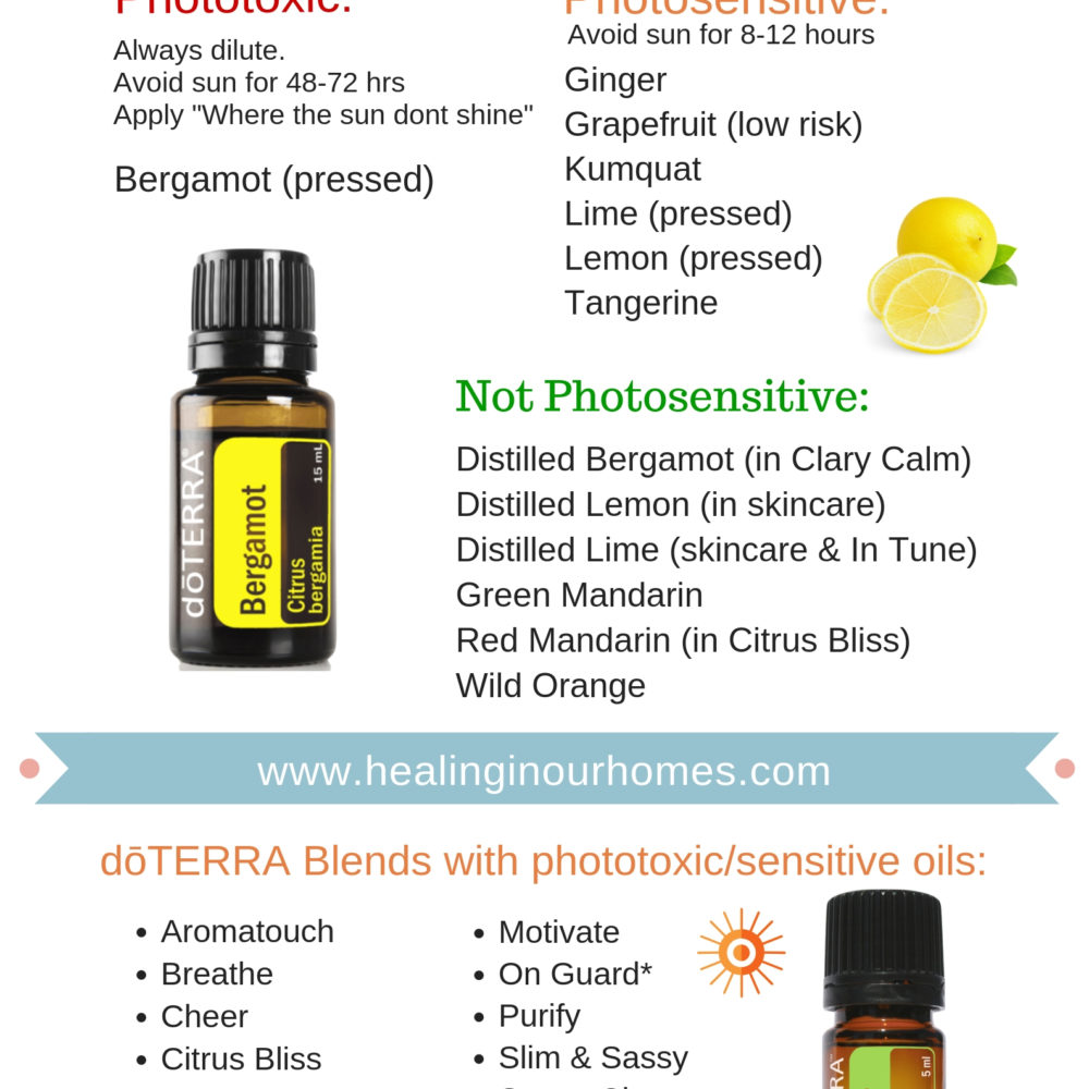 Phototoxic Essential oils | Which oils cause burns?